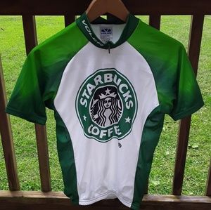 EUC Starbucks Coffee Voler cycling jersey